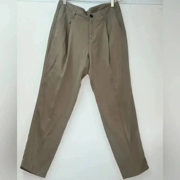 Sundance Women’s High Rise Tencel Trousers Pants Sz 8 - Picture 1 of 11